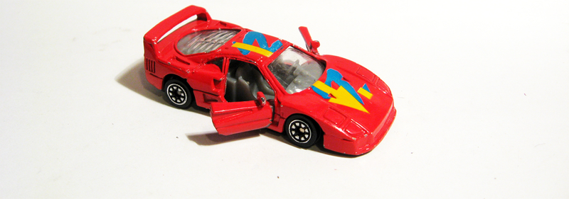 Tootsie Toy Ferrari F-40, opening doors are a nice touch, anyone looking for a project...?